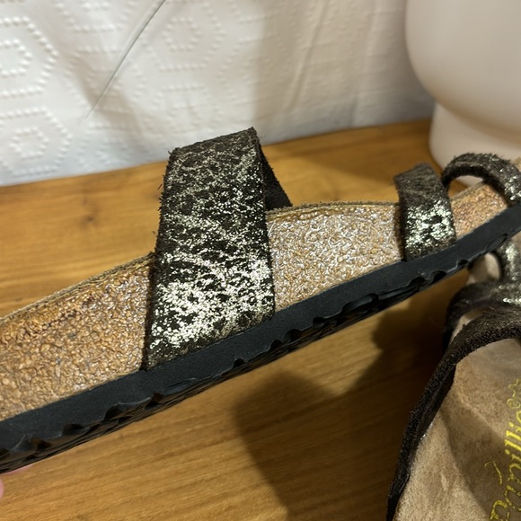 Papillo by Birkenstock metallic leather sandals mayari - Picture 9 of 12